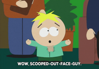 butters stotch recognition GIF by South Park 