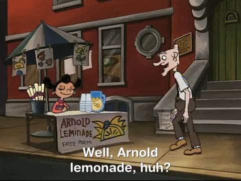 hey arnold nicksplat GIF