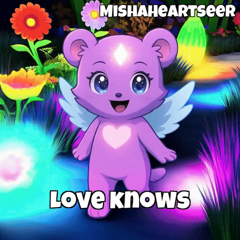 Rainbow Glow GIF by MishaHeartseer