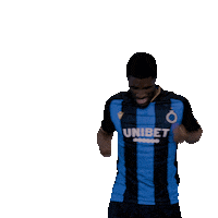 No Sweat Celebrating Sticker by Club Brugge