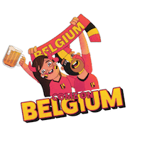 Belgium Euro Sticker by Manne Nilsson