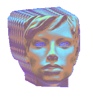 Wave Statue Sticker