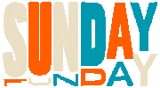 Happy Sunday Fun Sticker by Mat Voyce