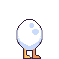 JoysteakStudios pixel surprise jump shock Sticker