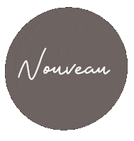 closetoart new brown round nouveau Sticker