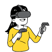Happy Vr Sticker by HelloHolo