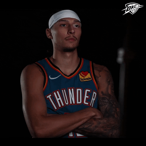 Basketball Posing GIF by OKC Thunder