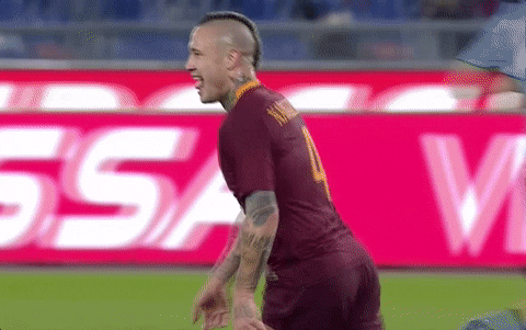 happy slow motion GIF by AS Roma