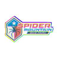 SpiderMountain spider spider mountain spider pass spider texas Sticker
