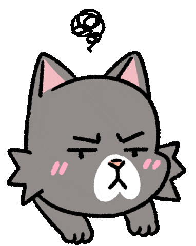 Angry Cat Sticker by Ai and Aiko