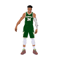 Milwaukee Bucks Basketball Sticker by SportsManias