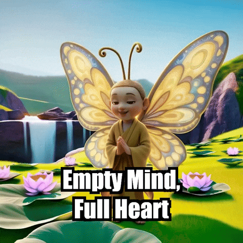 Wisdom Enlightenment GIF by BuddhaFlyJourney