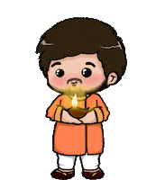 Diwali Smile Sticker by Chibi Samosa