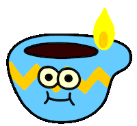 Lamp Smile Sticker by GIF Greeting Cards