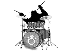 Telecogresca party logo festival drums Sticker