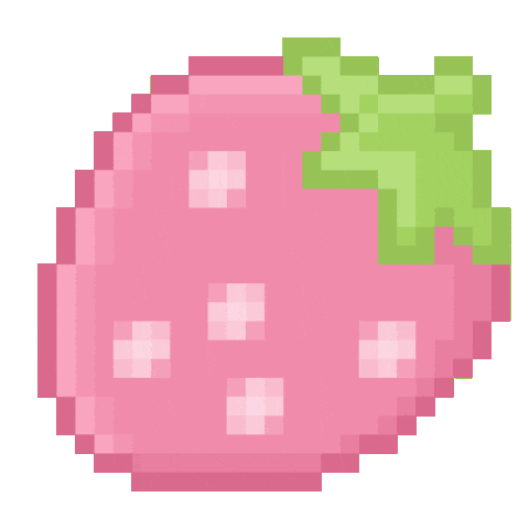 Pixel Pink Sticker