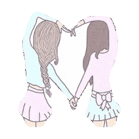 best friend love Sticker