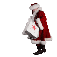 Christmas Santa Sticker by Macy's
