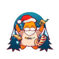 Christmas Snow Sticker by Dewalive Official