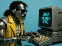 Sunglasses Robot GIF by Jukebox Saints