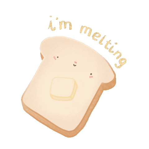 slothshi giphyupload breakfast bread butter Sticker