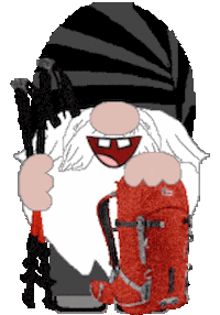 Gnome Mountaineering Sticker