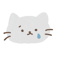 Sad Cat Sticker