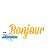 Bonjour Sticker by Le Boat