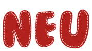 Text Sew Sticker by Pattydoo