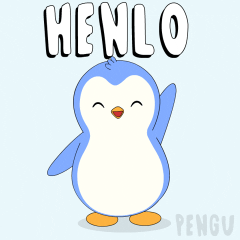 Wave Hello GIF by Pudgy Penguins