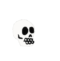 plapp flower life flowers skull Sticker