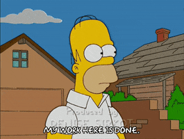 Happy Season 17 GIF by The Simpsons