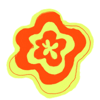 Flower Power Sticker by Leesh