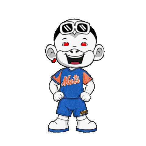 Happy New York Mets Sticker by Zhot