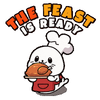 Chef Cooking Sticker by Sappy Seals