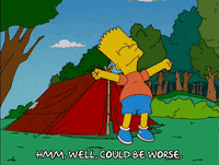 sleepy bart simpson GIF