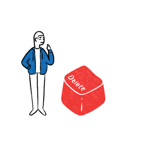 Illustration Delete GIF by Josie Norton