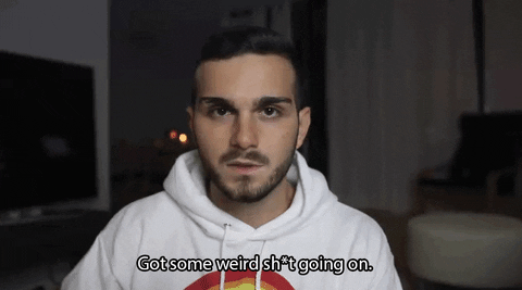 much giphyupload wtf confused weird GIF