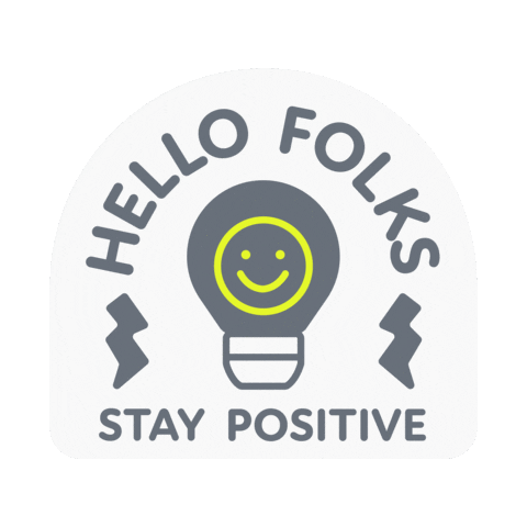 Positivity Stay Positive Sticker