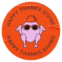 Sunglasses Thanksgiving Sticker by thisandco