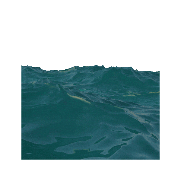 In The Ocean Swimming Sticker