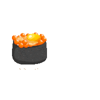 Sushi Awe Sticker by Allwouldenvy