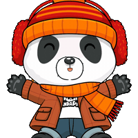 Sweater Weather Fall Sticker by PandaPals