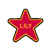 caracaranyc star hollywood lily hollywood star Sticker