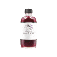 Drink Tea Sticker by Lady Buddha Kombucha