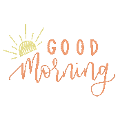 Good Morning Coffee Sticker