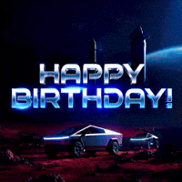 Happy Birthday Space Explorer GIF by TresorsDuMonde.ca