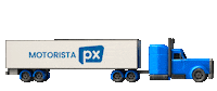 motoristapx app truck bau caminhao Sticker