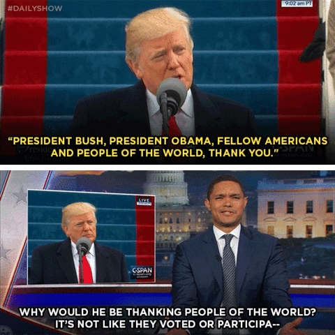 donald trump comedy GIF by The Daily Show with Trevor Noah