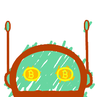 Crypto Robot Sticker